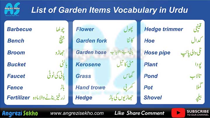 Garden-Items-Vocabulary-in-Urdu-Hindi--List-of-Garden-Items-in-Urdu-1